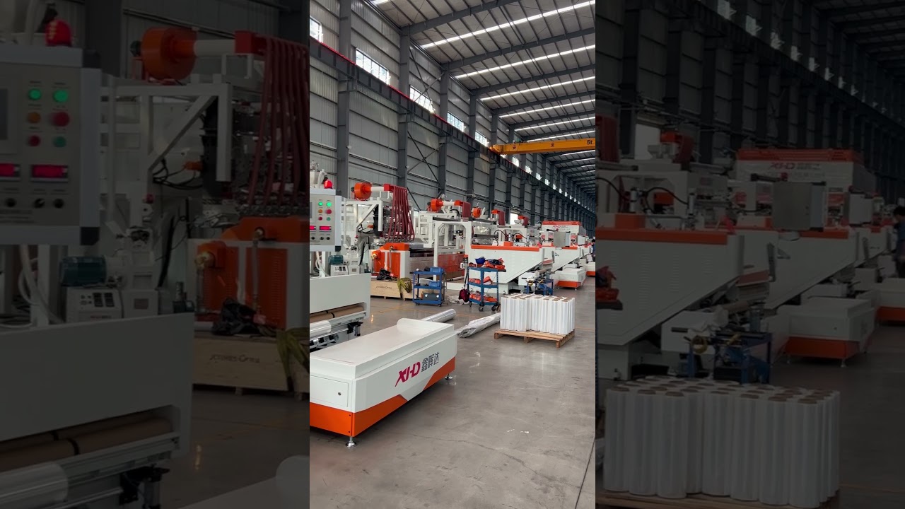 1.5 meter Three Extruders Stretch Film Machine #stretchfilmmachine