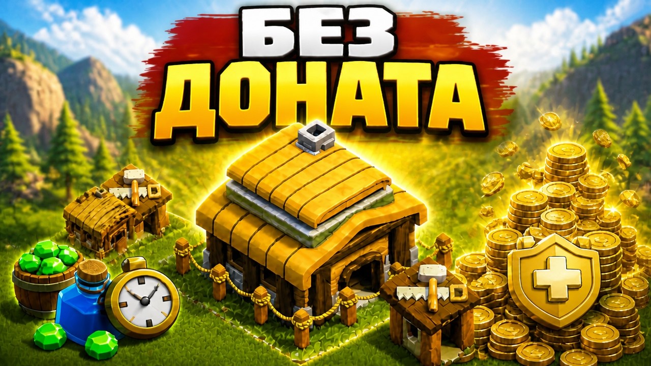 100 ДНЕЙ БЕЗ ДОНАТА В КЛЕШ ОФ КЛЕНС #1 ЧТО БУДЕТ ЗА 100 ДНЕЙ ИГРЫ CLASH OF CLANS