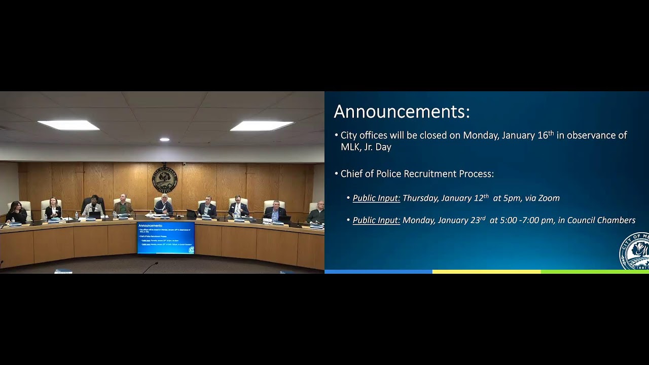 Mebane City Council Meeting January 2023