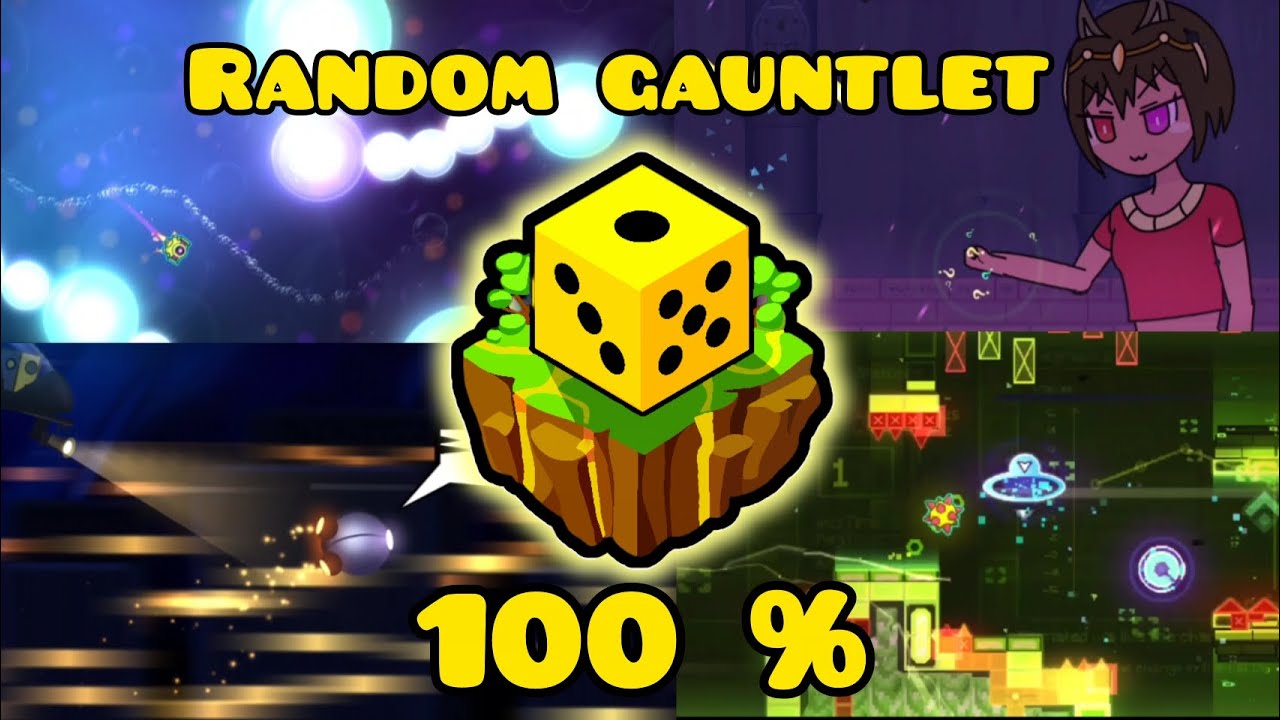 Random gauntlet completado al 100% 🎲(geometry dash 2.2)