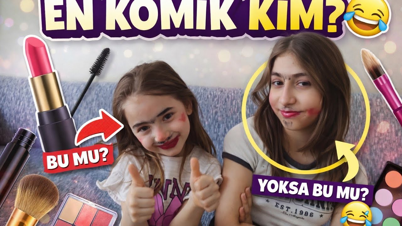 En komik lina mı? 🤣beste mi? 🤣 #eğlence  #challenge #makeup #funny 
