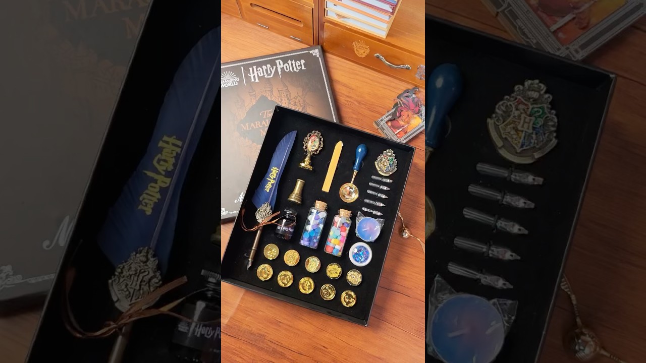 Ravenclaw Wax Seal Pen Set Unboxing ✒️✨ | Hogwarts Luxury Stationery for Writers & Potterheads!