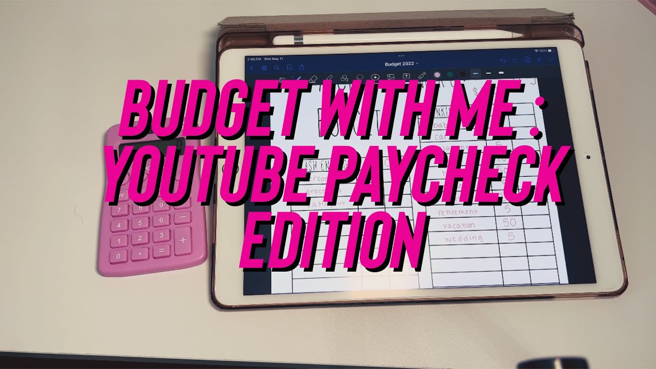 budget with me | extra income | picking how much money to stuff