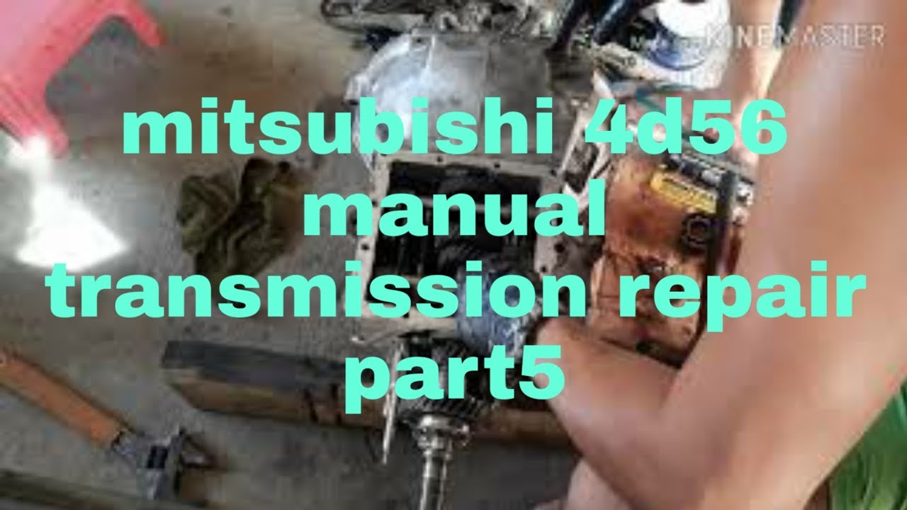 Mitsubishi 4d56/hyundai d4bb manual transmission repair part 5
