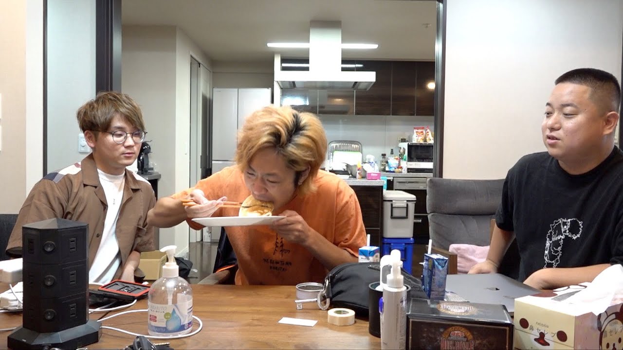 てつやが昼ごはん食べてないので作ってあげます