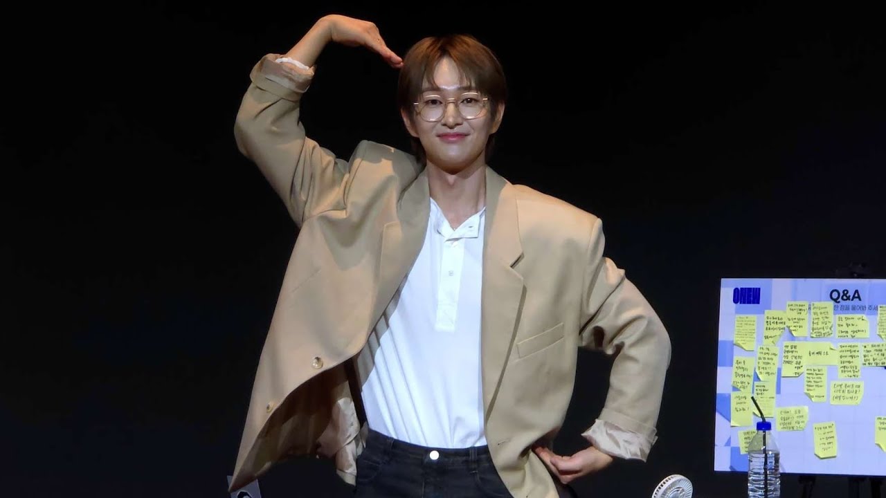 250720 온유(ONEW) 정규 2집 PERCENT 케타포 팬사인회 포토타임 ₍₍ (ง ˙o˙)ว ⁾⁾