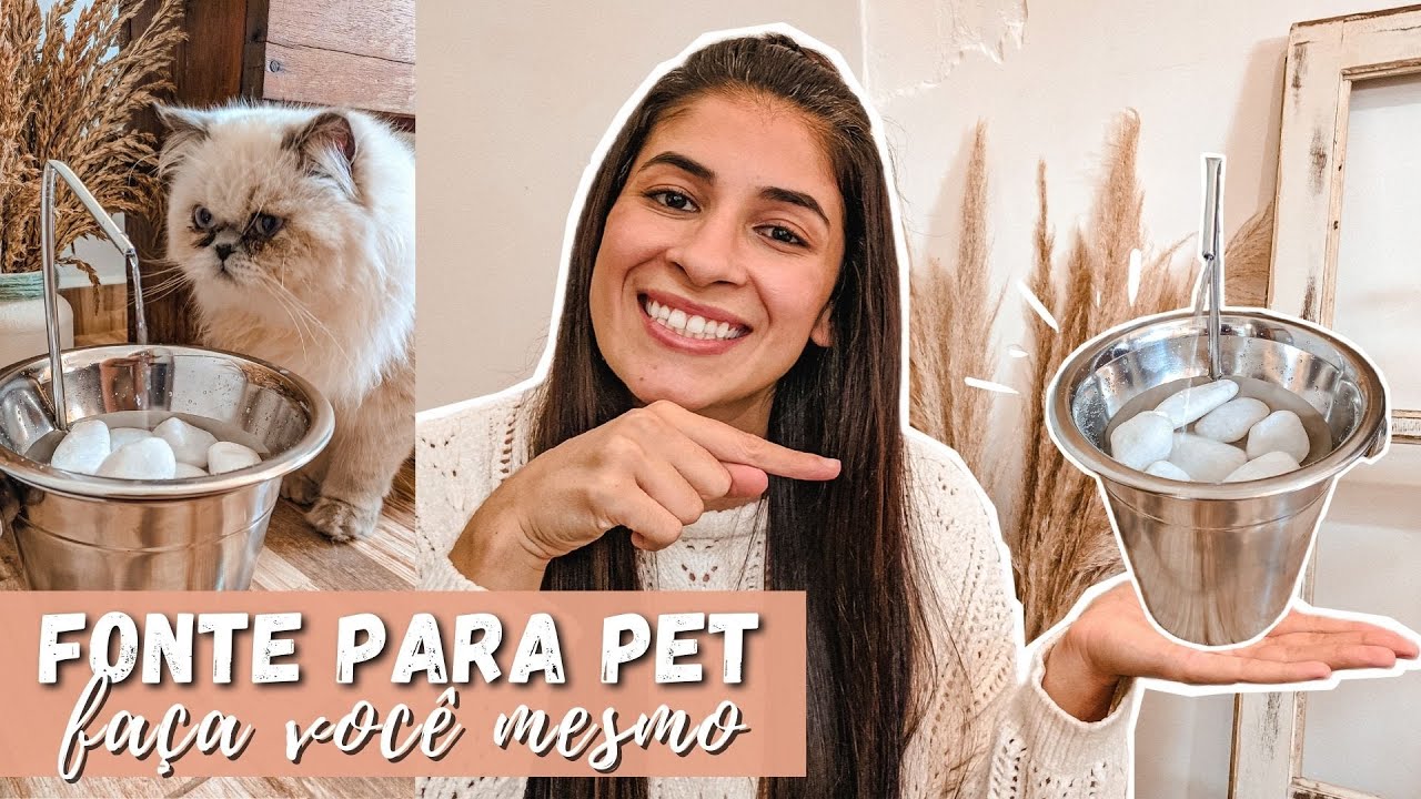 FONTE PARA PET | FAÇA VOCÊ MESMO UM BEBEDOURO PARA O SEU PET | TUTORIAL - DIY
