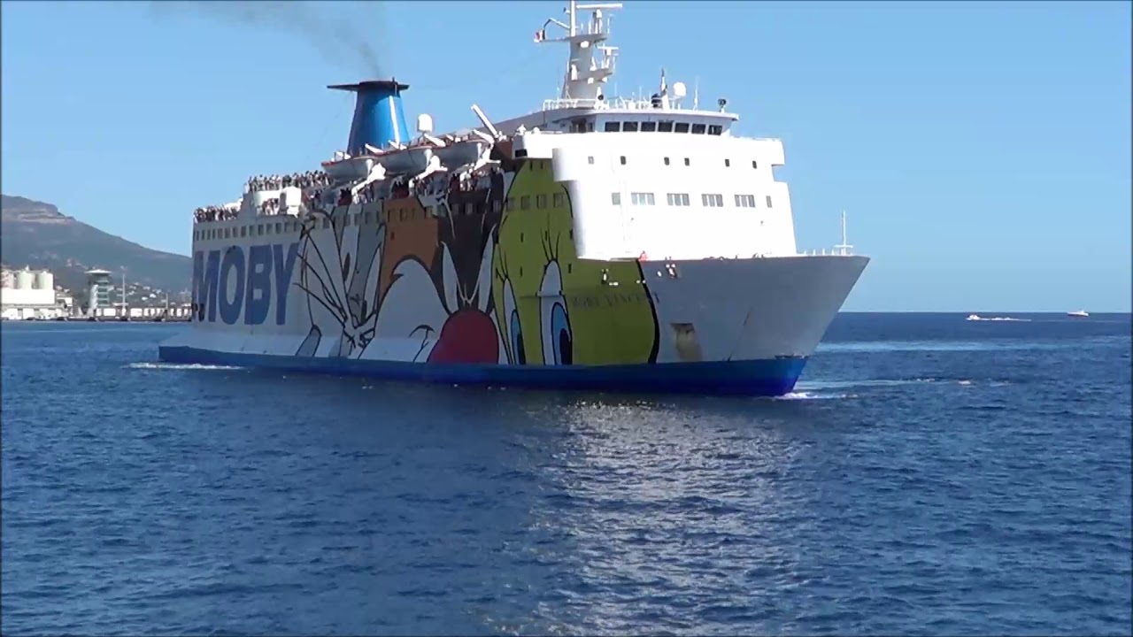 Moby Lines - Moby Vincent прибывает в Бастию