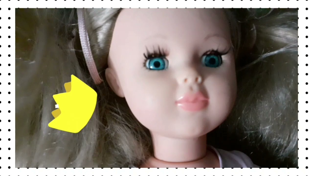Restauración de pestañas en muñeca dormilona clásica!!!