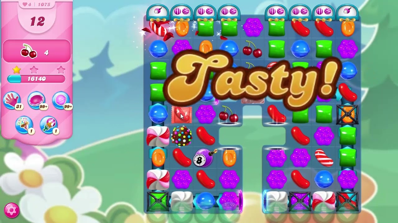 Candy Crush Saga Level 1075 NO BOOSTERS