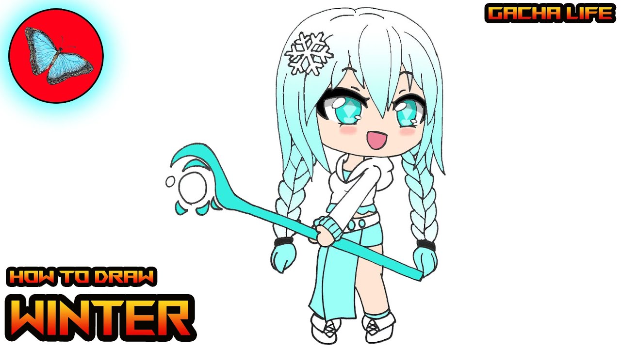 How To Draw Gacha Life Characters - Winter