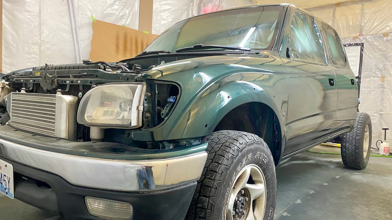 The Toyota Tacoma Paint Job Is DONE!!