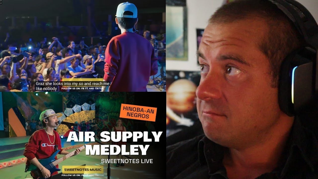 🎮GAMER REACTS - Air Supply Medley | Sweetnotes Live @ Hinoba-an, Negros Occidental