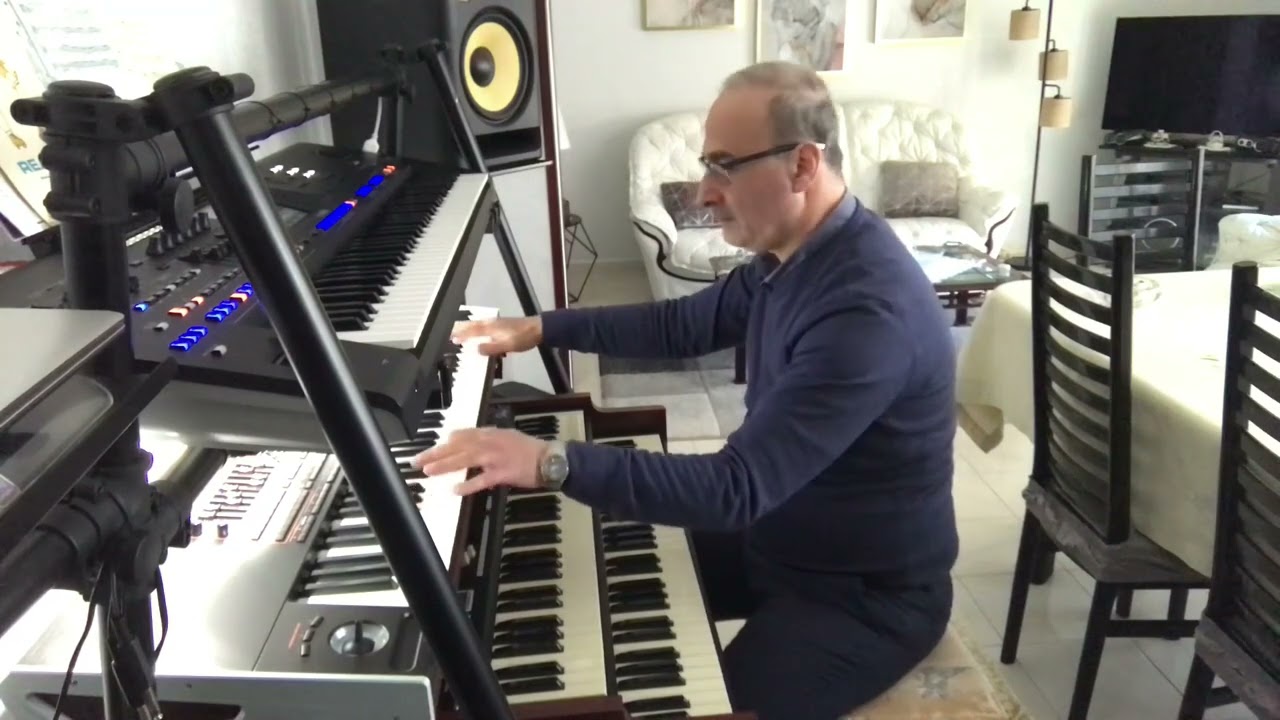🌈🎼🎵Reality (il tempo delle mele) di Richard Sanderson -keyboard Yamaha Genos/Korgpa4x/Hammond Skx
