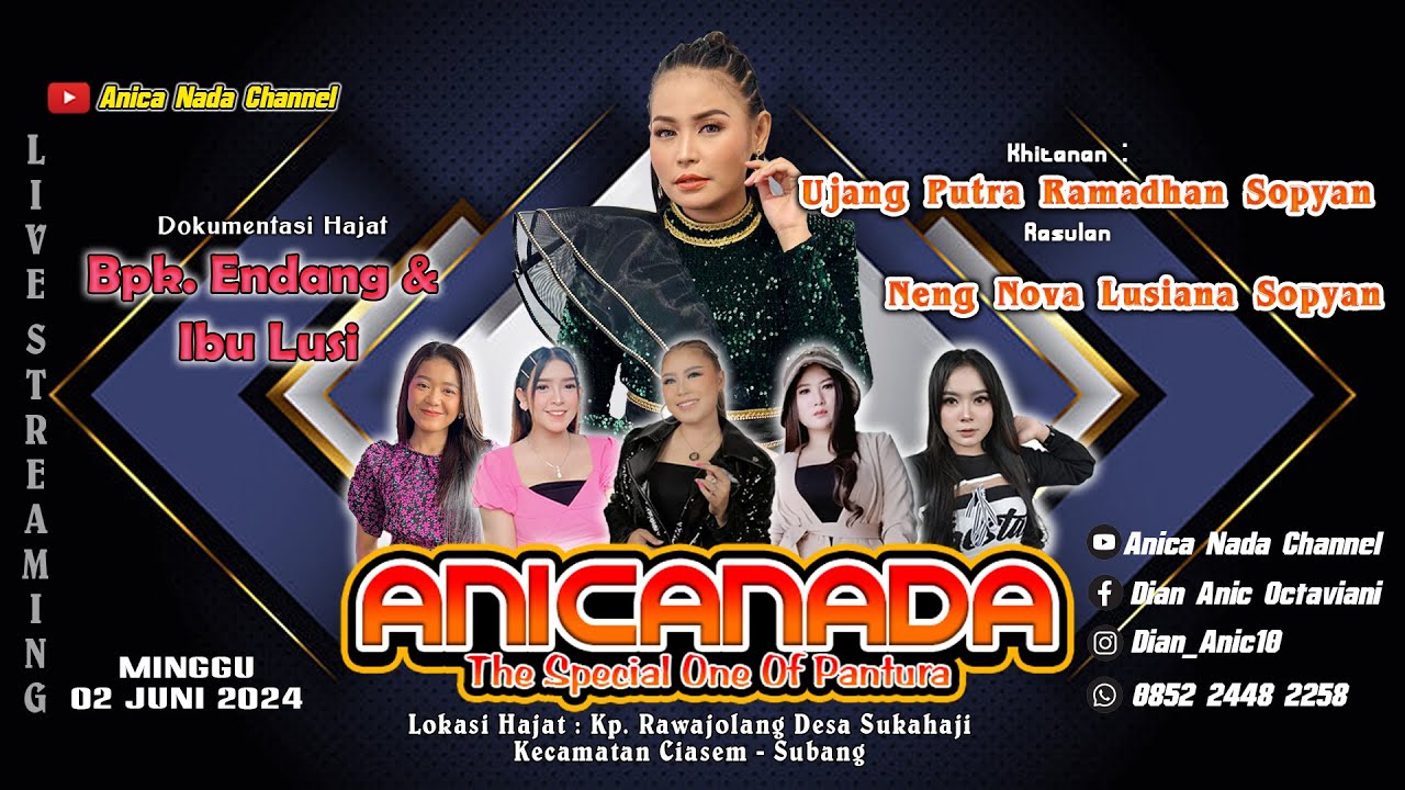 🔴LIVE ANICA NADA ( DIAN ANIC ) | MALAM 02 JUNI  2024 | SUKAHAJI  | CIASEM | SUBANG