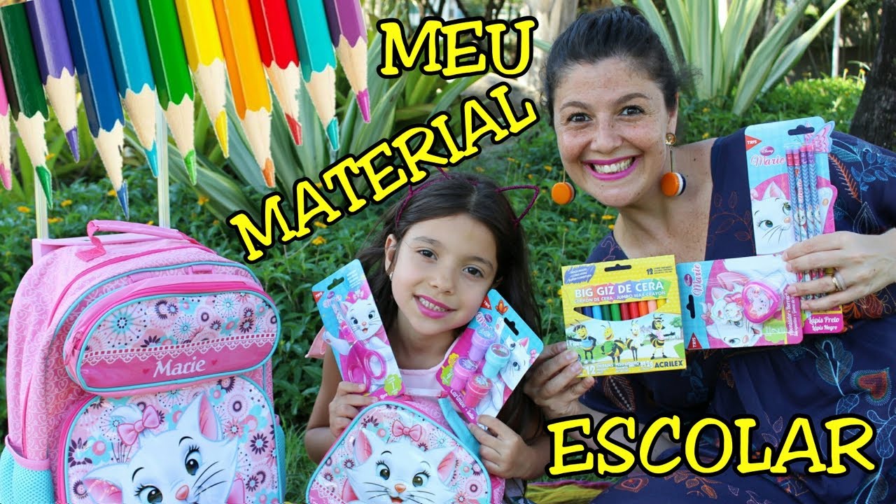 MEU MATERIAL ESCOLAR 2018 - ANNY E EU