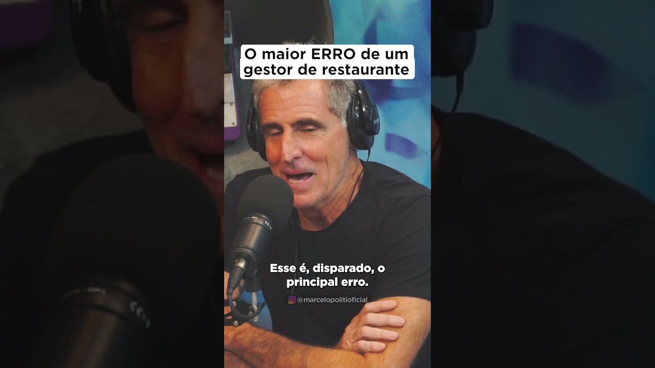 O maior ERRO de um gestor de restaurante