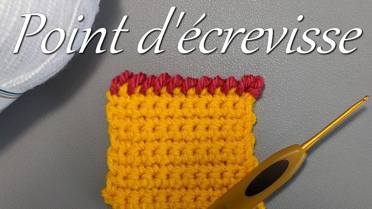 Tuto point d'écrevisse au crochet