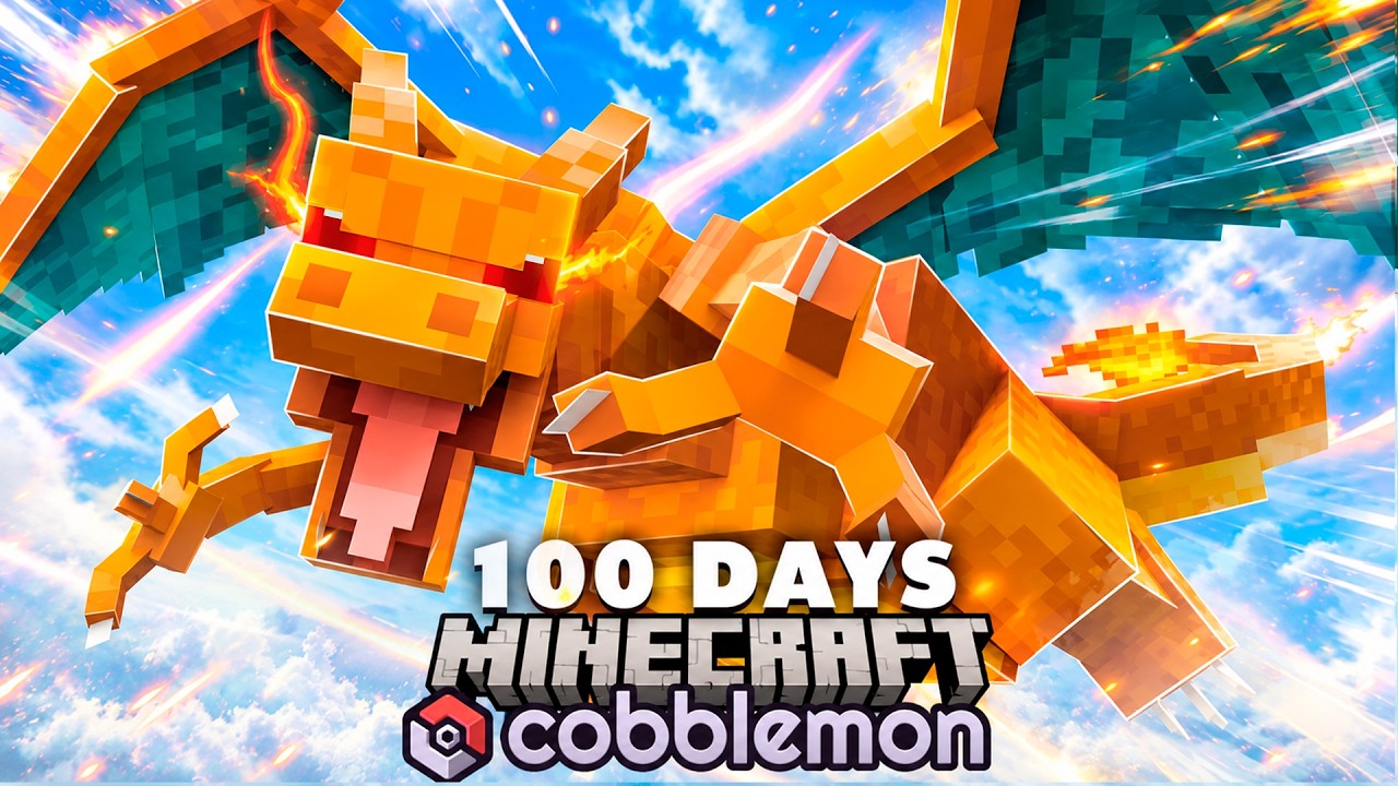 I Spent 100 Days in COBBLEMON 1.8 UPDATE VS. my Rival! (Duos Cobblemon)