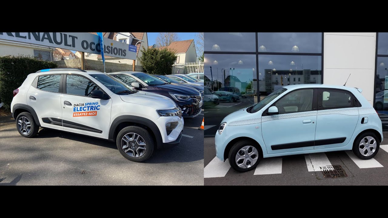 Renault Twingo ZE vs Dacia Spring, laquelle choisir ? essai complet