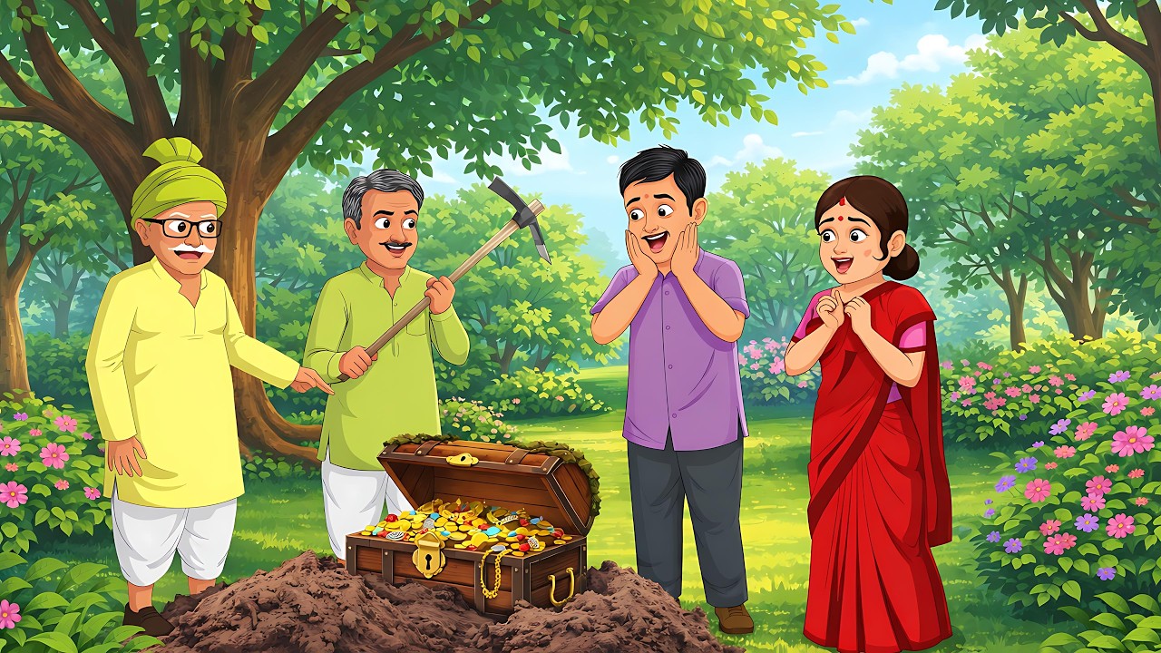“एक रात, एक खुदाई और सब बदल गया” | Hindi Kahani | Hindi Story | Moral Stories | cartoon story |