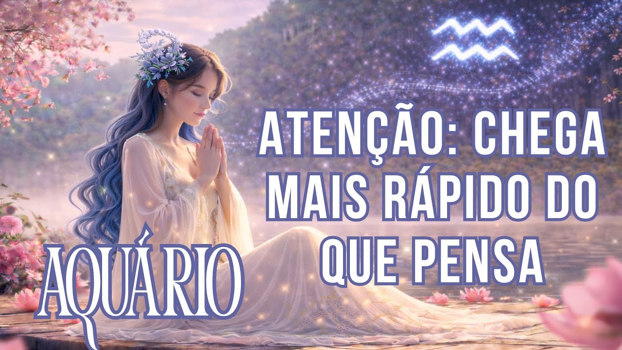 AQUÁRIO ♒️ATENÇÃO: CHEGA MAIS RÁPIDO DO QUE PENSA #aquariumfish #signo #tarot