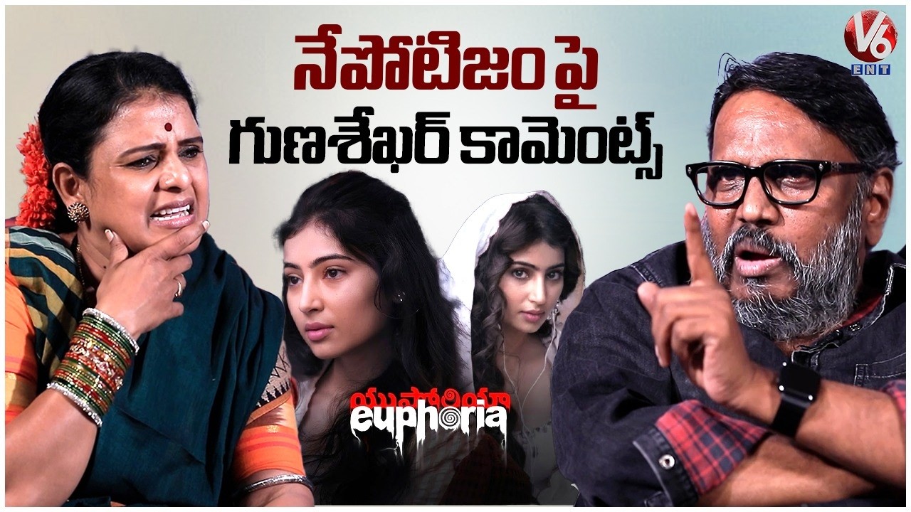 Director Gunasekhar Comments on Nepotism | Teenmaar Chandravva | Euphoria Movie | V6Ent