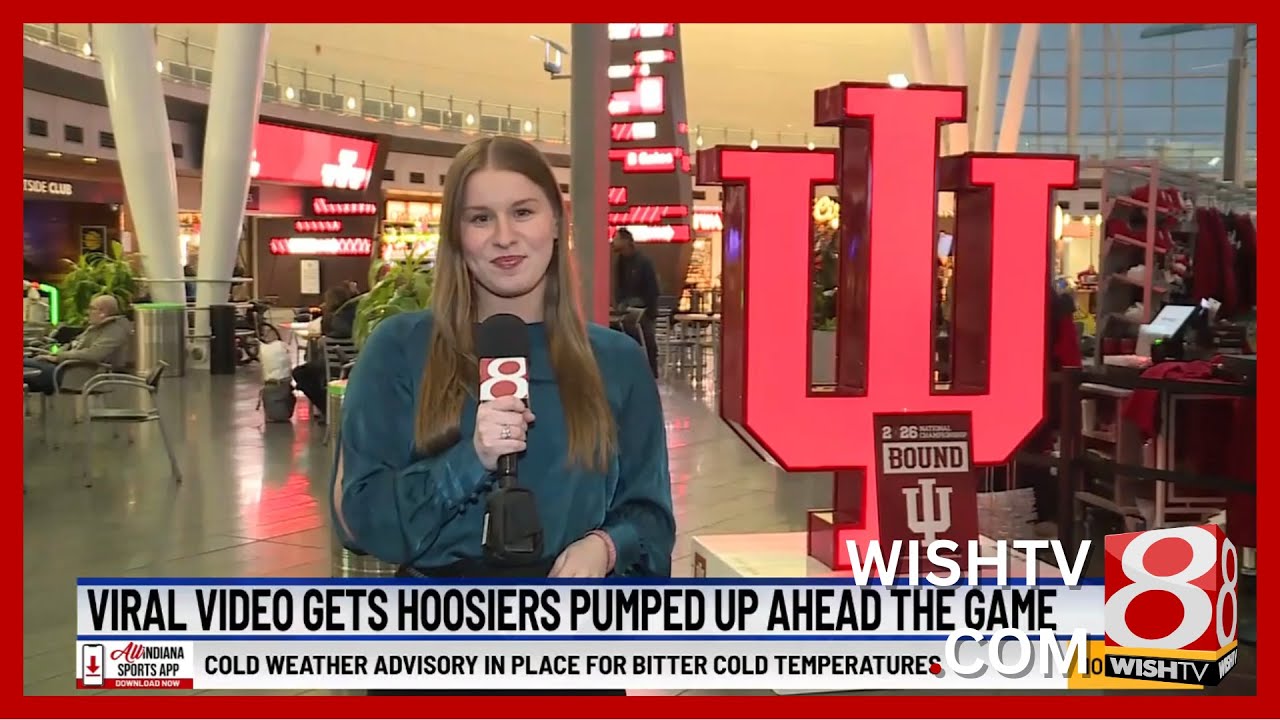 Viral video gets Hoosiers pumped ahead of the game