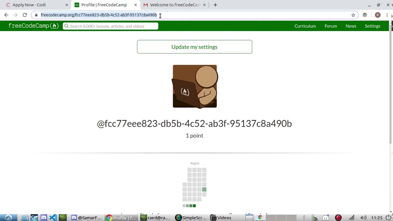 Codi Application Freecodecamp tutorial