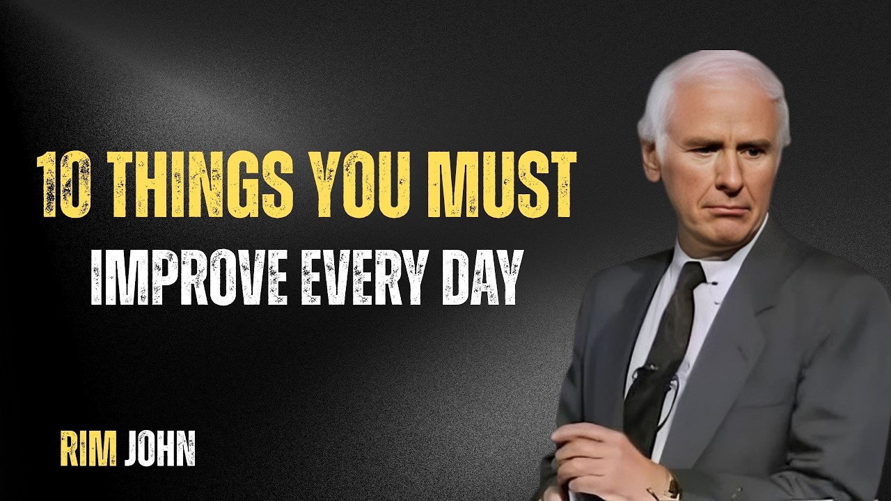 10 Things You Must Work On Every Day || BEST MOTIVATION SPEECH OF RIM JOHN