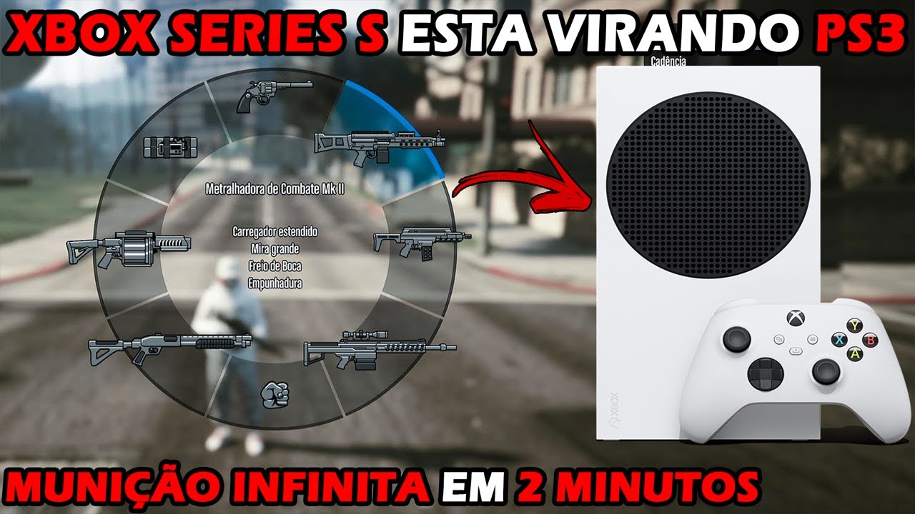 GTA V COMO TER MUNIÇÃO INFINITAS NO XBOX SERIES S !!!!