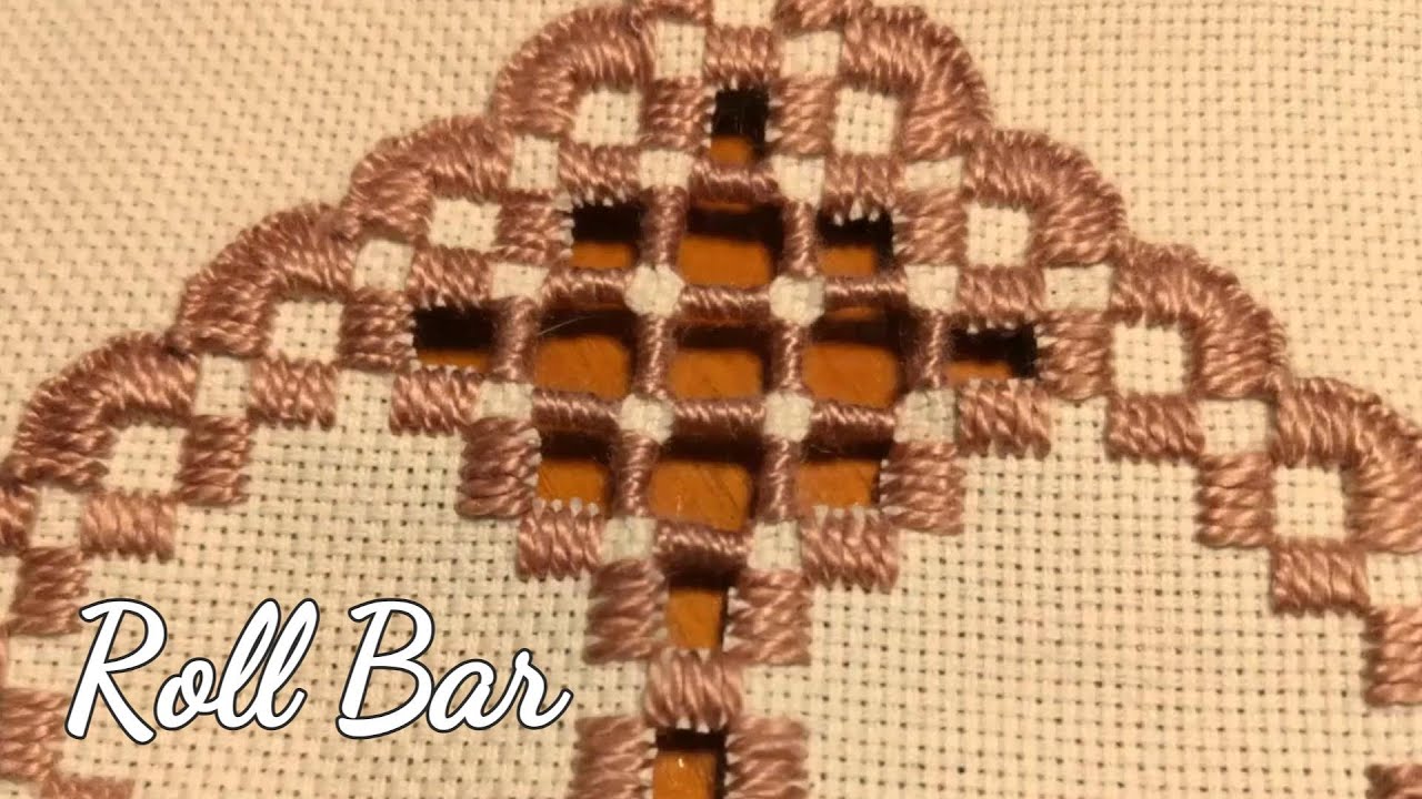 Roll Bar | Hardanger Embroidery | Slow Stitching Process