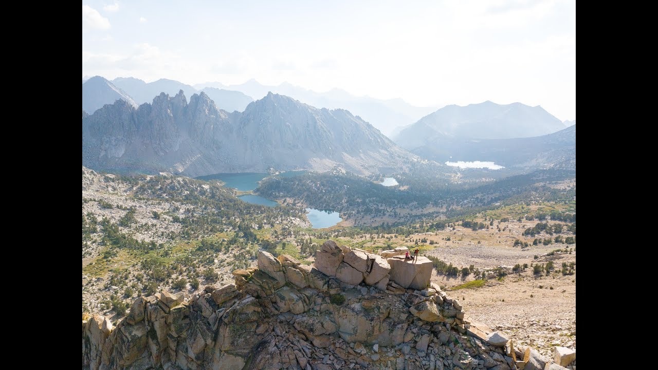 4K Drone Footage of the Sierra Nevada Mountains -- Kearsage Pass