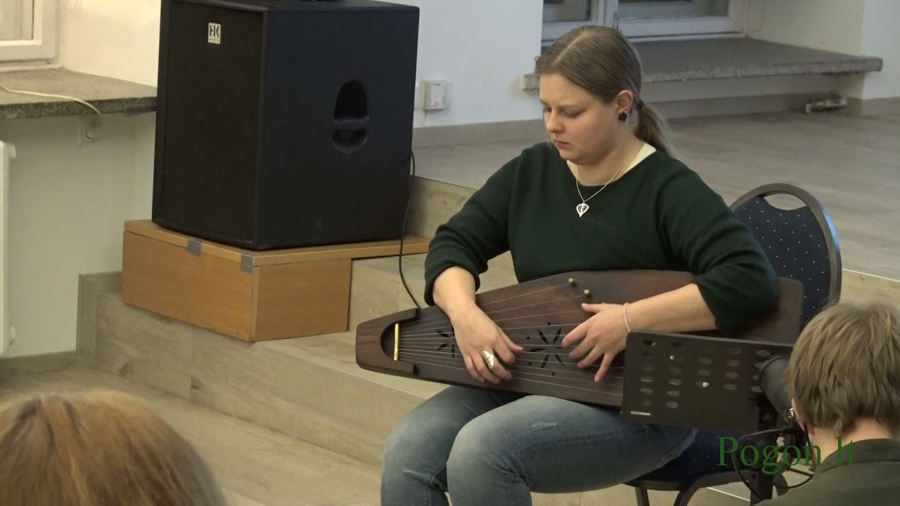 Kanklių meistriškumo pamoka su Laima Jansone (Latvija). Fragmentas.