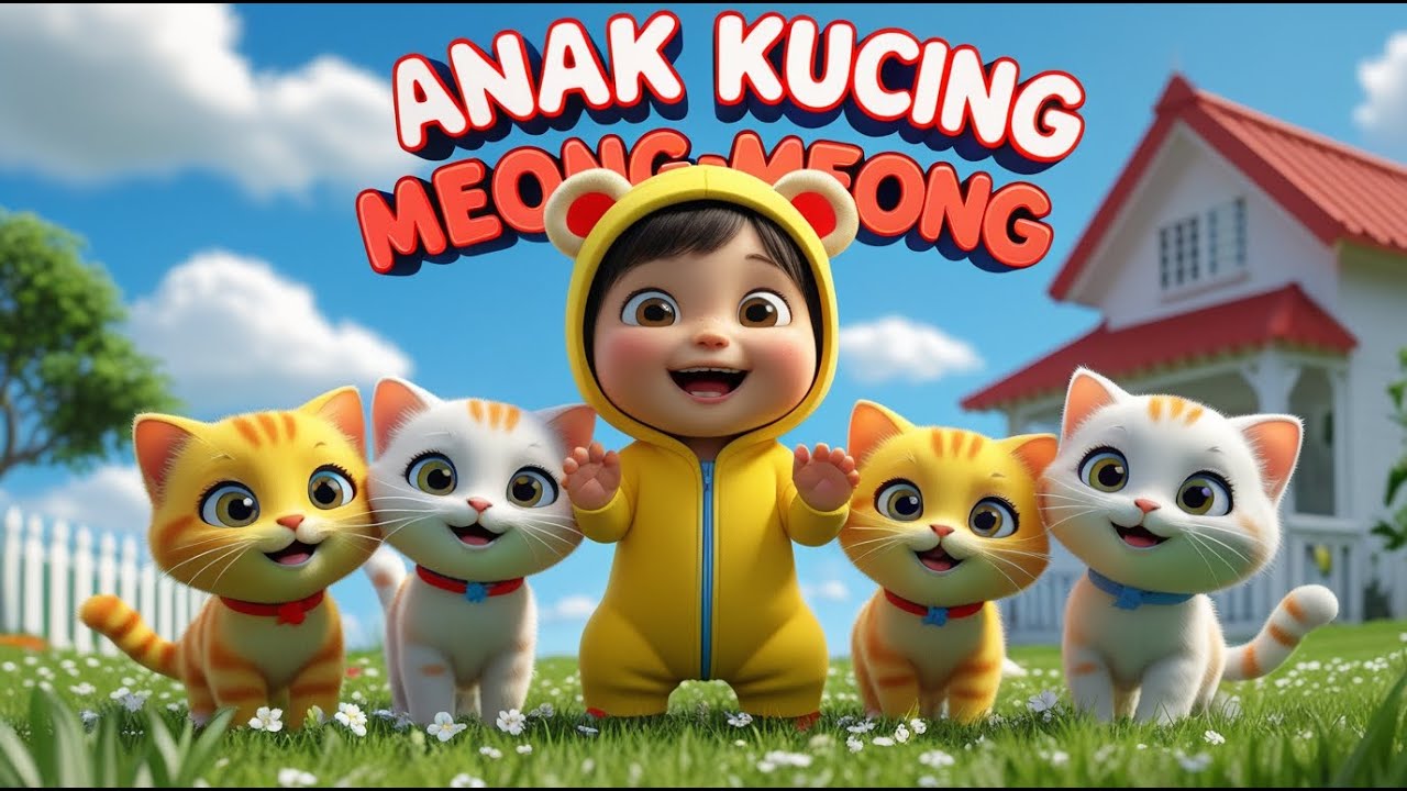 ANAK KUCING MEONG-MEONG - KUMPULAN LAGU ANAK DAN BALITA TERPOPULER | Roman Kids