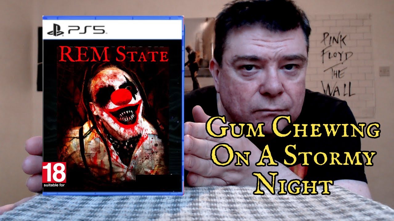 ASMR Gum Chewing - REM State Ramble On A Stormy Night (Episode One)