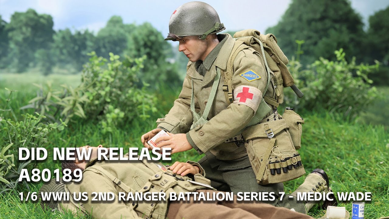 A80189 1/6 WWII US 2nd Ranger Battalion Series 7 - Medic Wade is available for pre-order now.