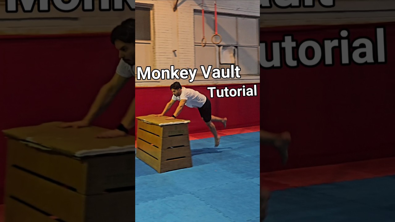 Monkey vault tutorial ✌️ #parkour #acrobatics #sports #freerunning #gymnastics