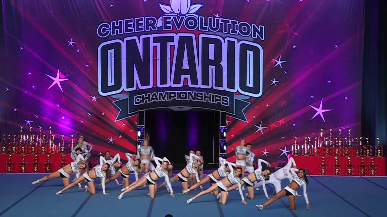 Black Widow Cheer Gym Love   IASF Int'l Op Sm CE 5 Run 1