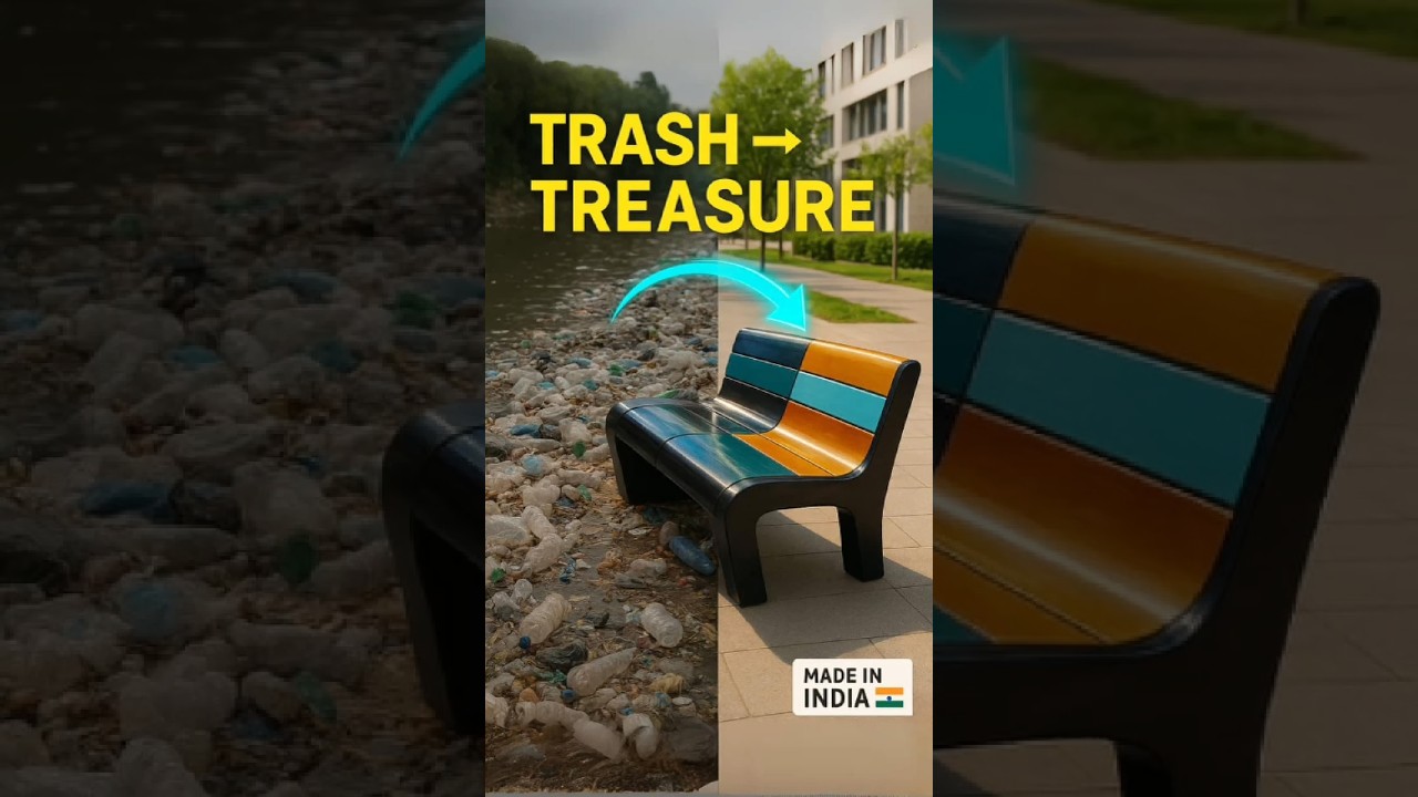 Turning Plastic Waste into Millions! #shortsfeed #startup #plasticwaste