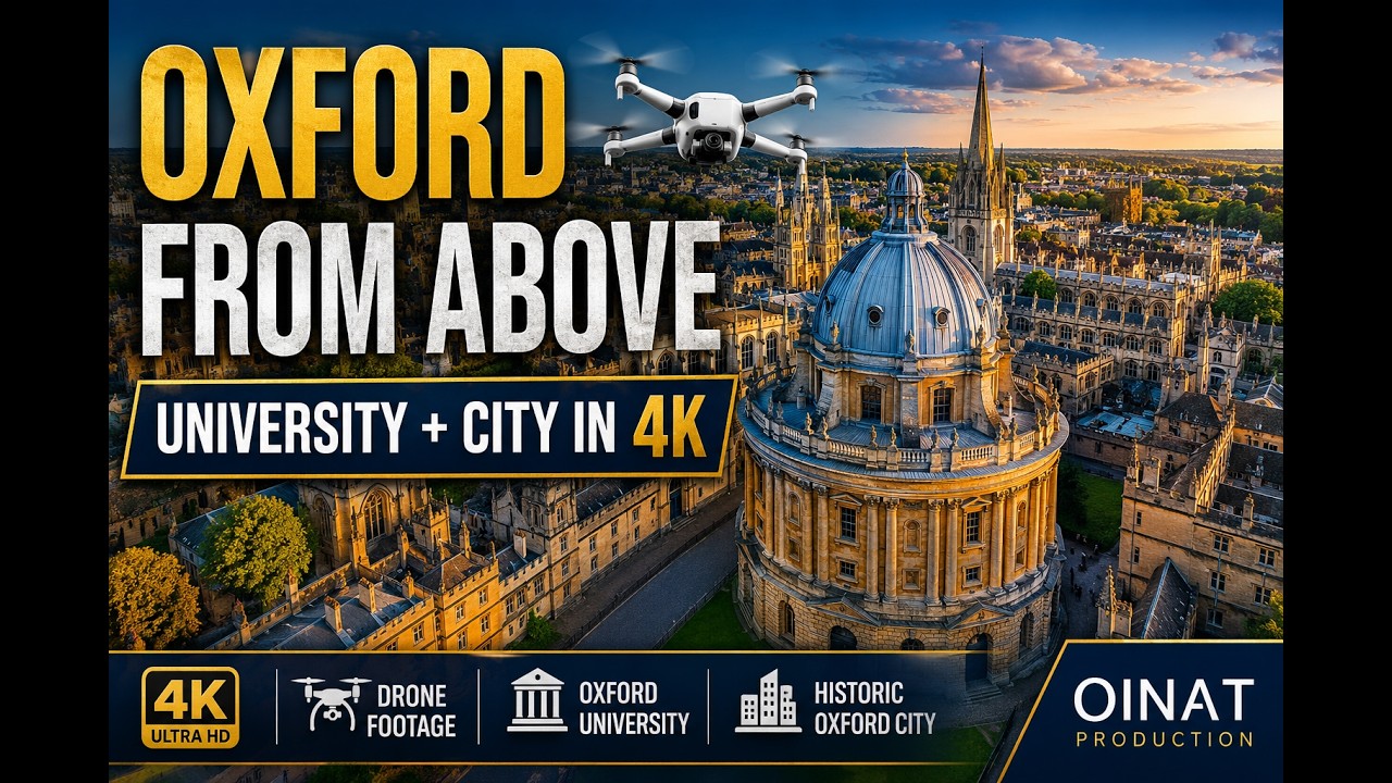 Aerial Tour of the Most Prestigious University in the World (4K)