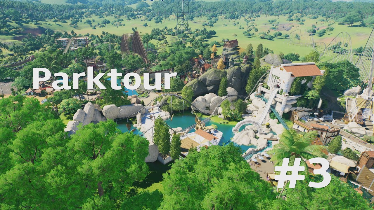 Planet Coaster 2 Parktour -Palm Valley- So sollen Parks aussehen! Einfach Wunderschön!