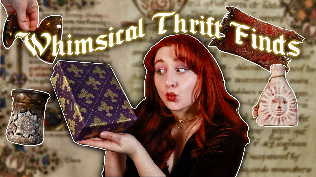 I Found the Most MAGICAL Thrift Haul! | Whimsical Decor, Clothing and Craft Supplies ✨