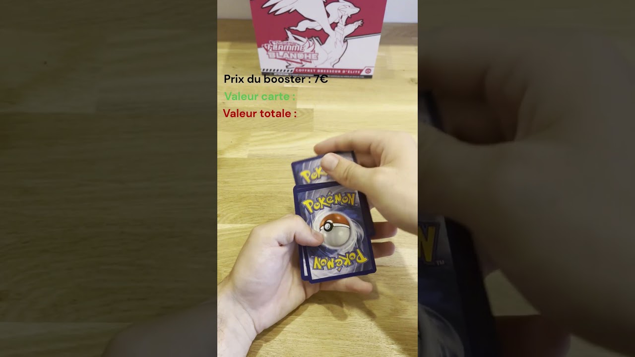 OUVERTURE BOOSTER POKÉMON FLAMME BLANCHE #pokemon #opening #flammeblanche