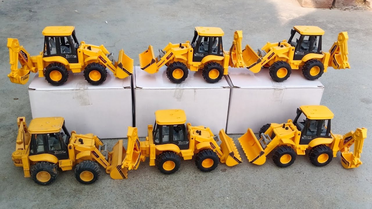 Mini 4X4 RC JCB 3DX Model Unboxing | Jcb Bulldozer 5CX Backhoe Loader | rc jcb unboxing and testing