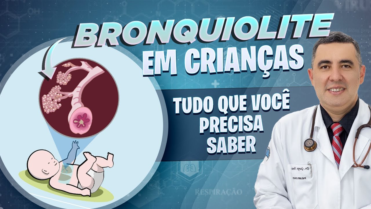 BRONQUIOLITE em CRIANÇAS - Pneumologista Dr. George Amado apresenta os FATOS que você precisa saber