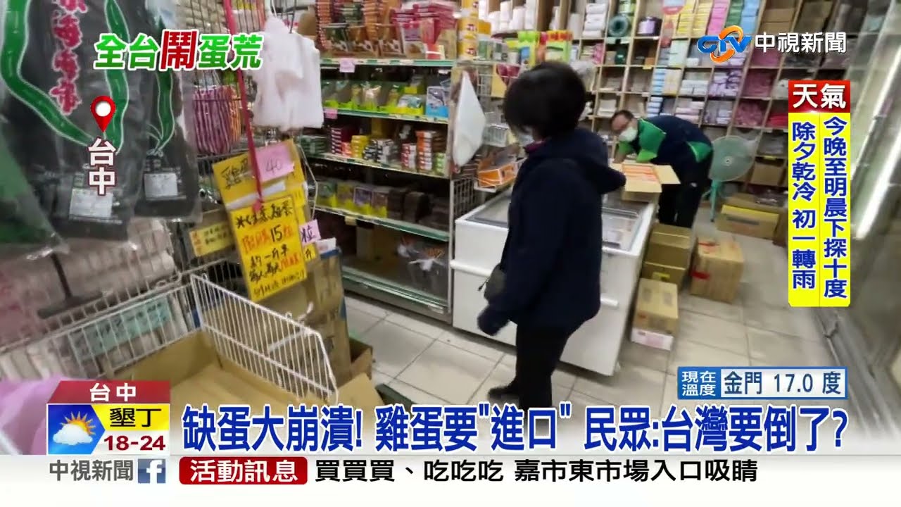 全台缺蛋大崩潰! 雞蛋要