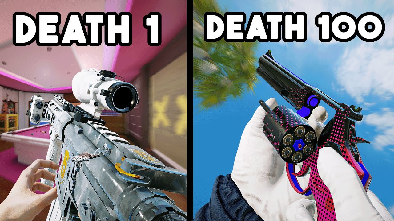 R6 GUNS but every time i die THEY GET WORSE...