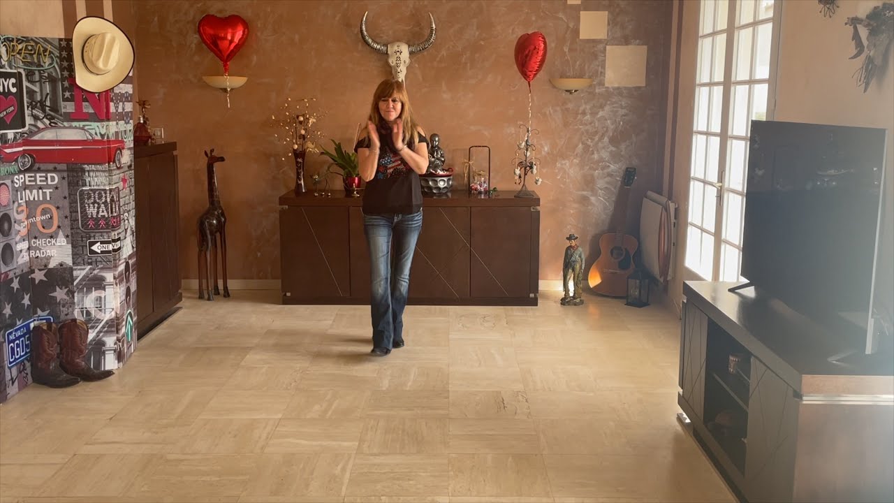 Strait Songs - Country Line Dance (Tuto & Démo)