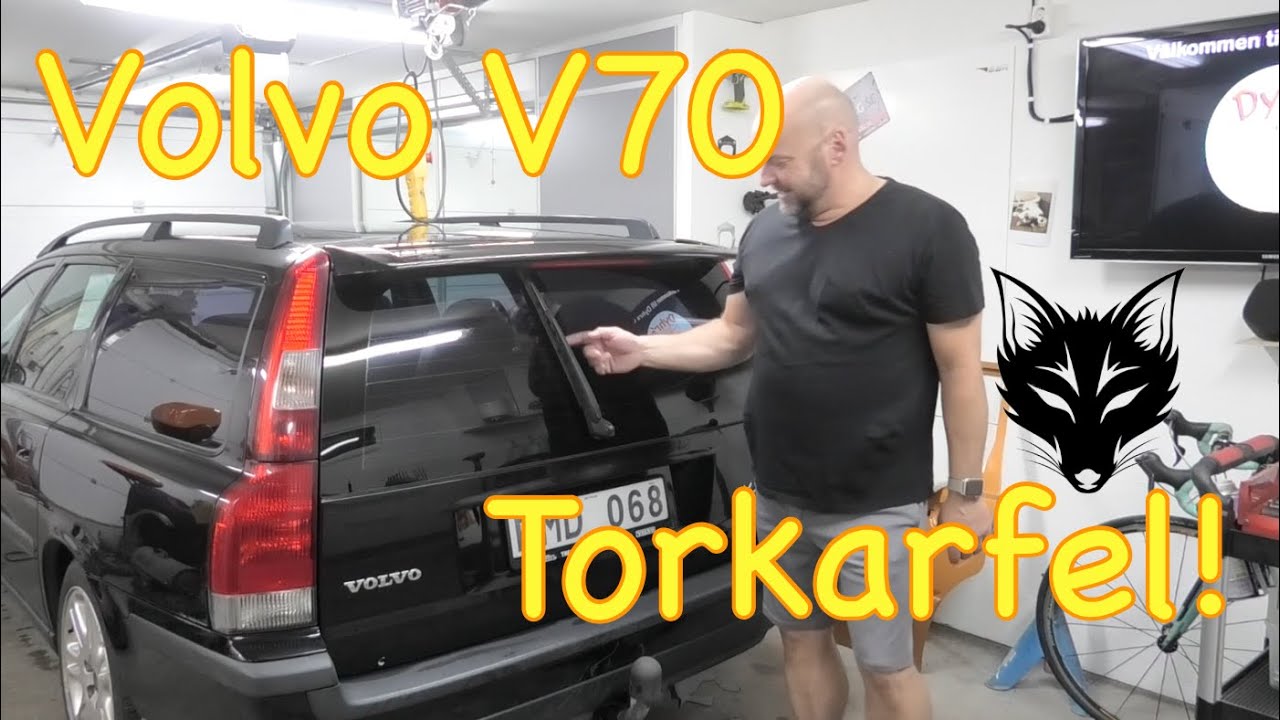 Fix av bakrutetorkare Volvo V70